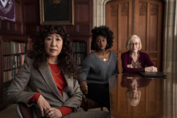 Sandra Oh takes Killing Eve break with dramedy The Chair AP News
